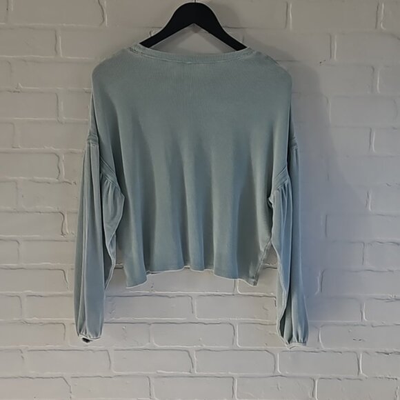 *SUPPLY**waffle, cropped top - Picture 4 of 6